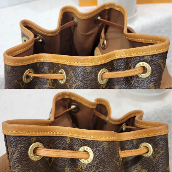 💕DISCONTINUED Very Rare Backpack LOUIS VUITTON Montsouris MM Monogram - Picture 6 of 16